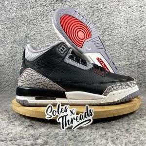 Air Jordan 3 Retro OG GS Black Cement 2024 Size 4.5Y = 6 Women DM0967-010